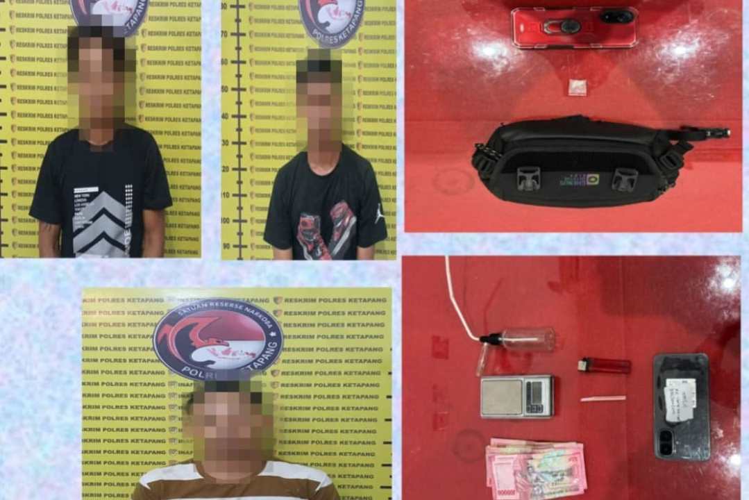 Gerebek Rumah Kos di Air Upas, Satresnarkoba Polres Ketapang Amankan Tiga Pria dan Paket Sabu