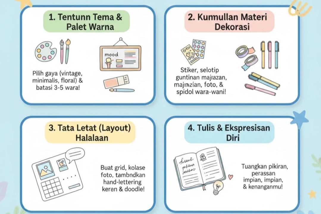 Kreatif dan Seru: Panduan Praktis Membuat Jurnal Estetik bagi Pemula