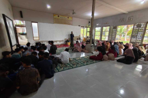 Bangun Kesiapan Spiritual, MTsN 3 Kayong Utara Gelar Tarhib Ramadhan dan Sholawat Bersama